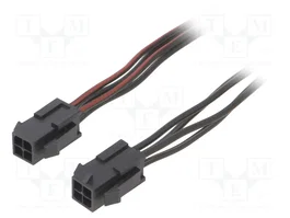 ESPE Cable de alimentación Micro-Fit 3.0 de 4 pines, 0,8m