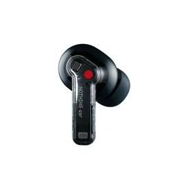 Nothing Ear - Auriculares True Wireless In-ear Bluetooth 5.3 con Cancelación Activa de Ruido (ANC) y Carga Inalámbrica - Negro/Transparente