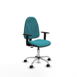 PIQUERAS Y CRESPO Silla de oficina Algarra Turquesa