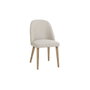 DKD Home Decor Silla Tapizada de Poliéster en Fresno Acabado Decapé