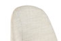 DKD Home Decor Silla Urban Tapizada en Fresno y Poliéster, Colores Blanco y Natural, Dimensiones 59 x 84 x 50 cm