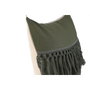 DKD Home Decor Cojín de Algodón Reciclado Verde con Flecos