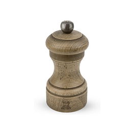 PEUGEOT Molinillo de sal Bistro Antique madera, molienda ajustable, 10 cm (100 mm), hecho en Francia