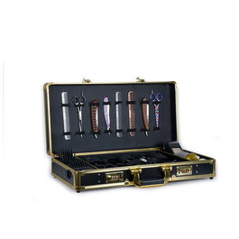 Zzmen Maletín Profesional Barbero Gold 55 X 10 X 27