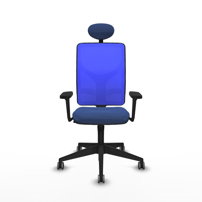 PIQUERAS Y CRESPO Silla de oficina Motilla Azul con mecanismo Sincro PIQUERAS Y CRESPO Silla de oficina Motilla Azul con mecanismo Sincro