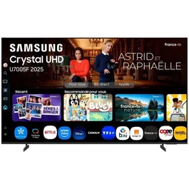 Samsung 43U7005F Televisor LED 43 Pulgadas 4K UHD HDR10+ Smart TV Centro de Juegos 3xHDMI Wi-Fi