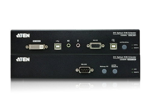 Aten CE690 Extensor KVM óptico DVI USB (1920 x 1200 a 20km)