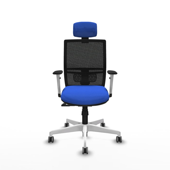 PIQUERAS Y CRESPO Silla de oficina Yunquera con mecanismo Sincro, Azul y Negro PIQUERAS Y CRESPO Silla de oficina Yunquera con mecanismo Sincro, Azul y Negro