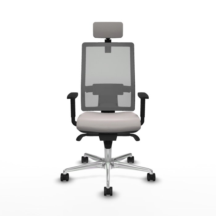 PIQUERAS Y CRESPO Silla de oficina Horna Blanco y Gris PIQUERAS Y CRESPO Silla de oficina Horna Blanco y Gris