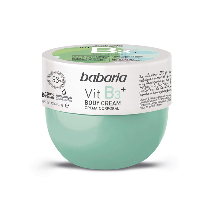 Babaria Crema Corporal VITAMIN B3+ 400 ml