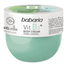 Babaria Crema Corporal Vitamina B3+ 400 ml