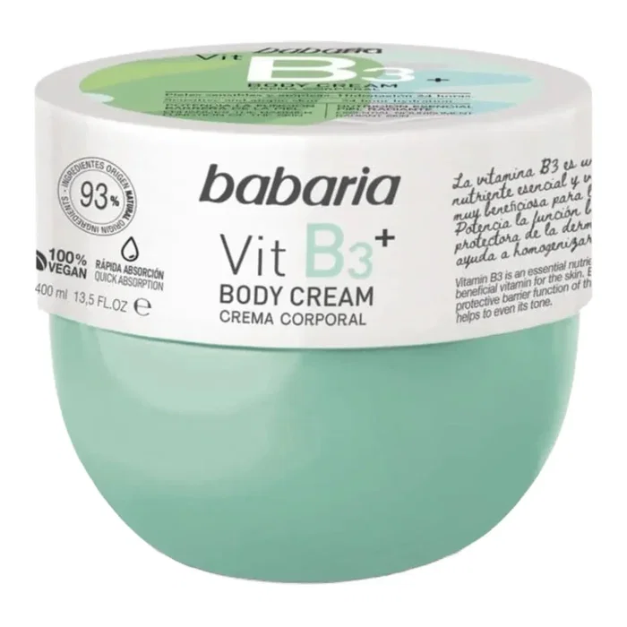 Babaria Crema Corporal Vitamina B3+ 400 ml Babaria Crema Corporal Vitamina B3+ 400 ml