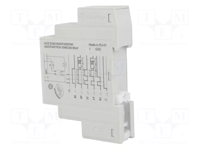 FINDER Automata de escalera para raíl DIN 230VAC 16A