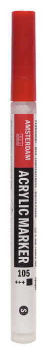 Amsterdam Marker Acrílica 2 mm Blanco de Titanio 105 Amsterdam Marker Acrílica 2 mm Blanco de Titanio 105