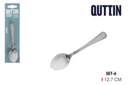 Quttin Set de 6 Cucharas de Té Sofia 1.8mm
