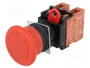 OMRON Interruptor de emergencia A22E-M-02 rojo 22mm