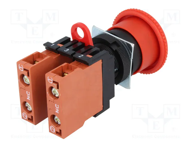 OMRON Interruptor de emergencia A22E-M-02 rojo 22mm
