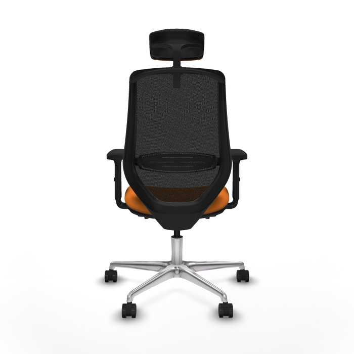 PIQUERAS Y CRESPO Silla de oficina Mardos Naranja y Negro