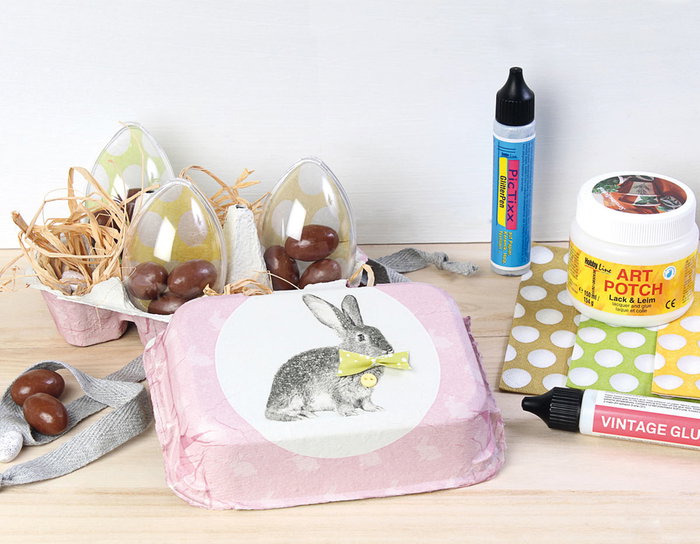 Innspiro Maxi pack de 72 huevos de plástico transparente en 3 medidas