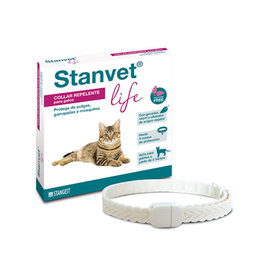 Stanvet Collar Antiparásitos para Gatos Gatitos Repelente Mosquitos Pulgas Garrapatas Duración 4 Meses Waterproof