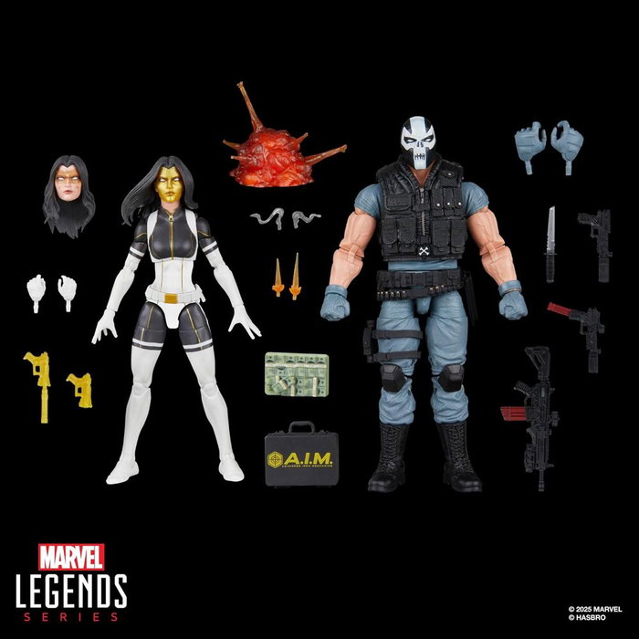 Hasbro Figuras Madame Masque & Crossbones Super Villains Marvel Legends Series 15cm