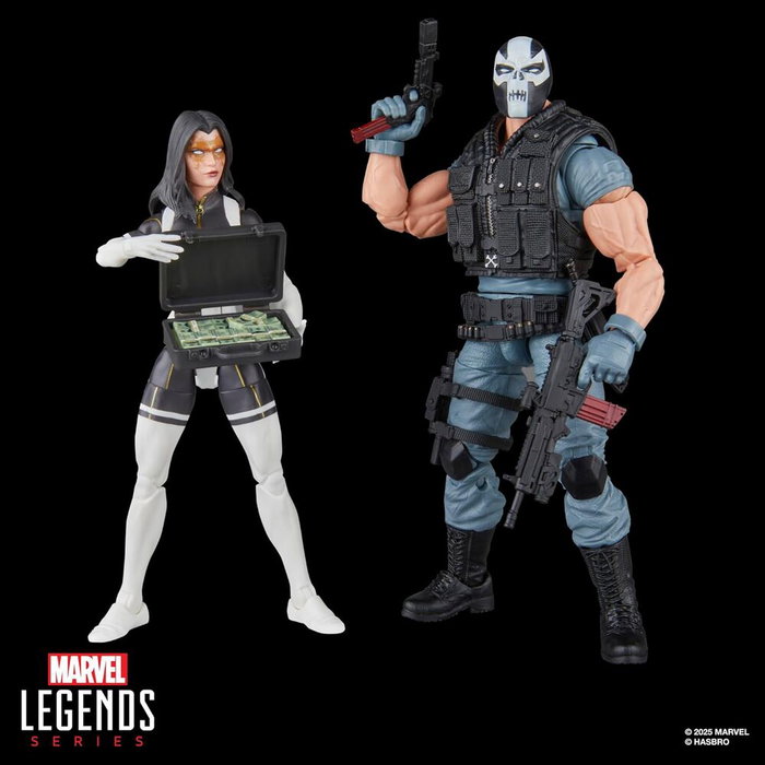 Hasbro Figuras Madame Masque & Crossbones Super Villains Marvel Legends Series 15cm