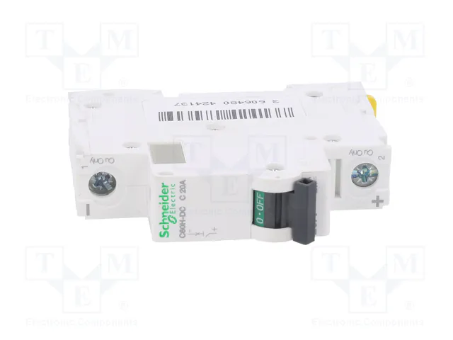 SCHNEIDER ELECTRIC Interruptor magnetotérmico C60H-DC 20A 1 Polo