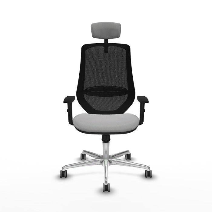 PIQUERAS Y CRESPO Silla de oficina Mardos con mecanismo Sincro, Gris claro y Negro PIQUERAS Y CRESPO Silla de oficina Mardos con mecanismo Sincro, Gris claro y Negro