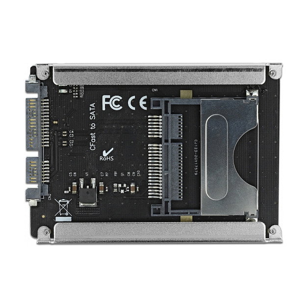 DeLOCK Lector de tarjetas SATA 2.5 para tarjetas CFast, Gris