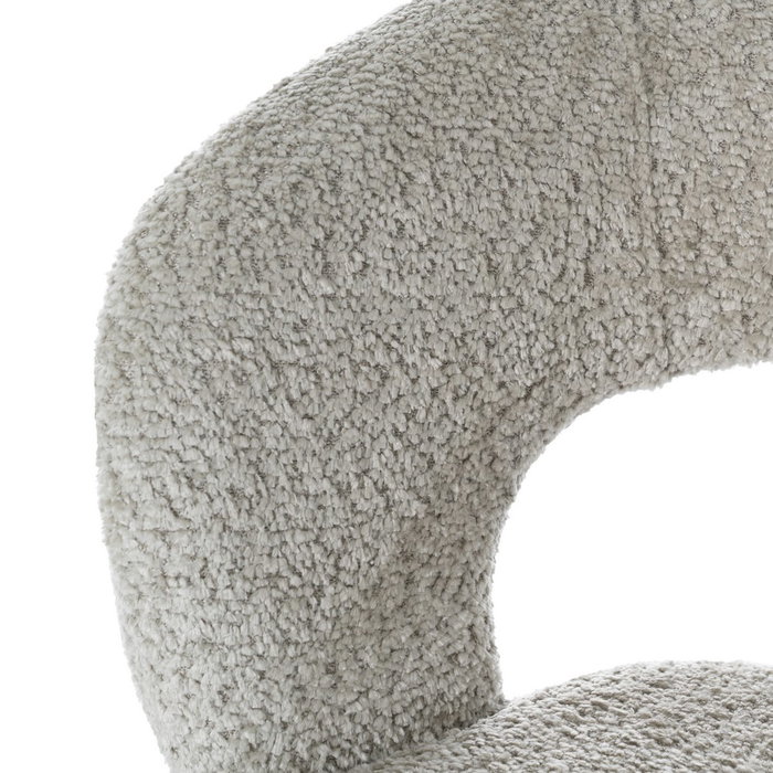 Silla Beige Tejido-Metal 55 X 60 X 80 cm (Set de 2) Silla Beige Tejido-Metal 55 X 60 X 80 cm (Set de 2)