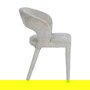 Silla Beige Tejido-Metal 55 X 60 X 80 cm (Set de 2)