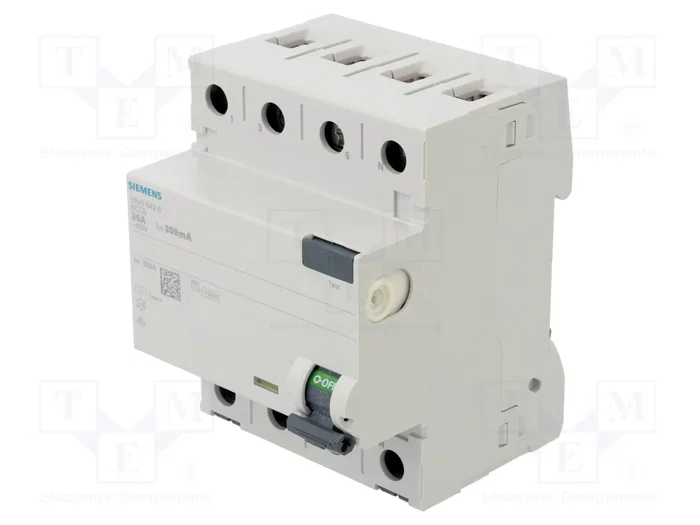 SIEMENS 5SV3642-6 Interruptor diferencial 25A 300mA 3+N SIEMENS 5SV3642-6 Interruptor diferencial 25A 300mA 3+N