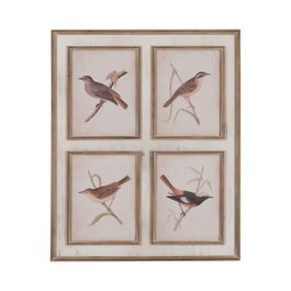 Ixia Cuadro Impresión Pájaros 72,50 x 3,50 x 88 cm