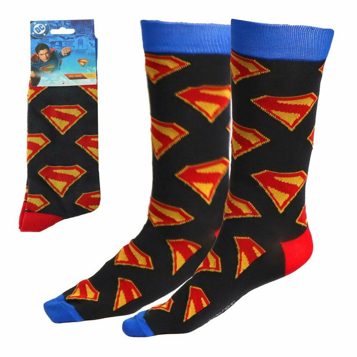Cerdá Calcetines Superman Logo Azul y Rojo 38-45