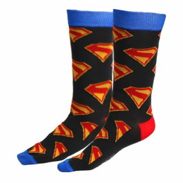 Cerdá Calcetines Superman Logo Azul y Rojo 38-45