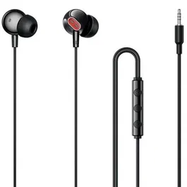 Vention Auriculares Intrauditivos Echo Lite con Micrófono Jack 3.5 Negros GBABAV