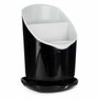Escurridor para Cubiertos Kinvara Blanco Negro Plástico 12 x 19 x 12,5 cm Esmoquin (12 Unidades)