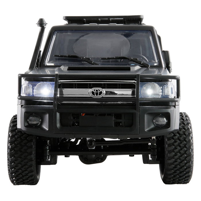 AMEWI RC Crawler Toyota Land Cruiser 4WD 1:12 RTR Negro, Listo para usar, 2.4GHz, Edad recomendada 6+