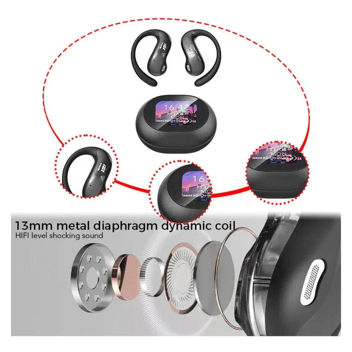 Generico Auriculares con traducción IA en tiempo real, 144 idiomas, inalámbrico Bluetooth TWS