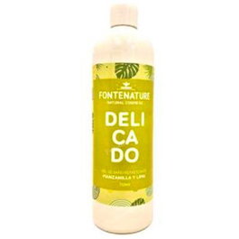 FONTENATURE Gel Baño Delicado Manzanilla Y Lima 750ml. Extracto de camomila para piel suave y refrescante.