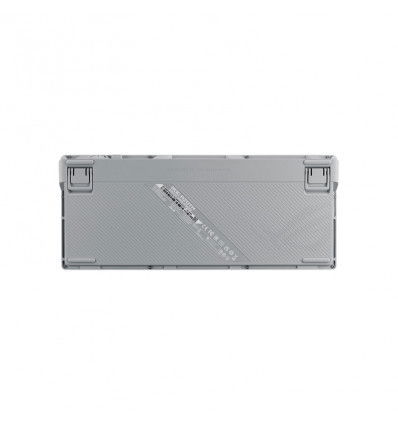 Asus ROG Azoth 90MP031A-BKSA10 Teclado Mecánico Inalámbrico NX Snow Español OLED Gaming 3 Modos de Conectividad