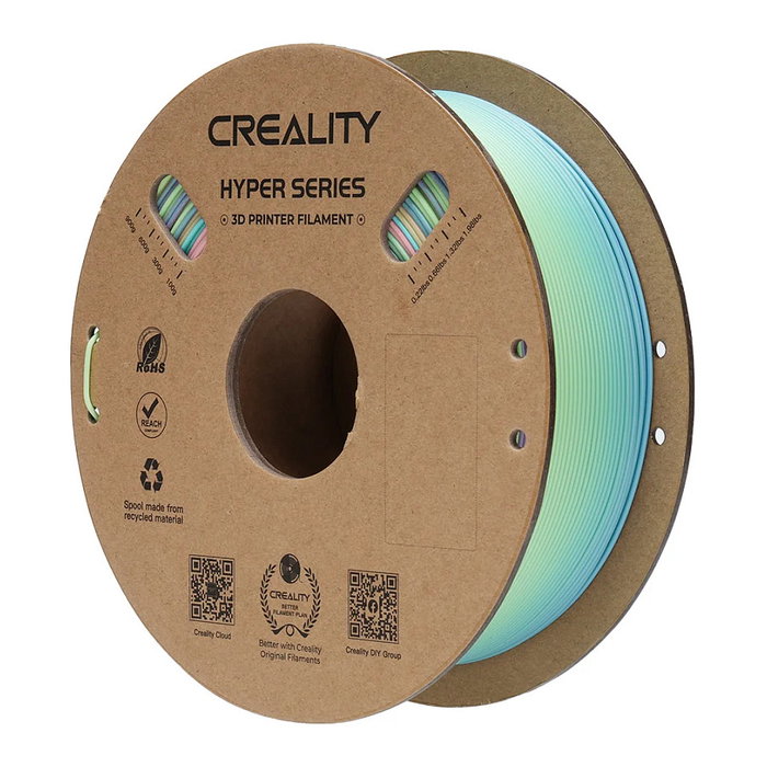 Creality PLA 1,75mm 1kg Filamento 3D Rainbow Spring Lake - 3301010424 - Alta Velocidad de Impresión hasta 300 mm/s