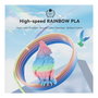 Creality PLA 1,75mm 1kg Filamento 3D Rainbow Spring Lake - 3301010424 - Alta Velocidad de Impresión hasta 300 mm/s