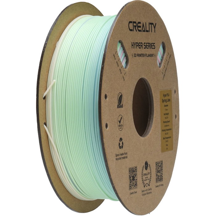 Creality Filamento Hyper Rainbow PLA 1,75 mm Spring Lake 1 kg Creality Filamento Hyper Rainbow PLA 1,75 mm Spring Lake 1 kg