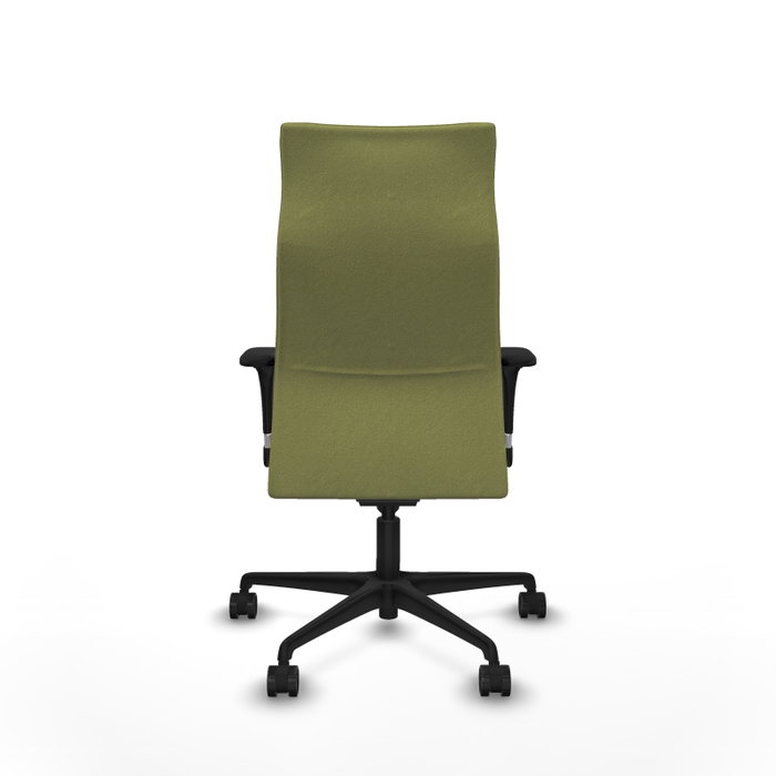 PIQUERAS Y CRESPO Sillón Albacete con Mecanismo Sincro y Tela Verde Oliva
