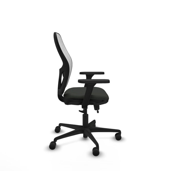PIQUERAS Y CRESPO Silla de oficina Jorquera con mecanismo Sincro/Traslack, Negro/Blanco PIQUERAS Y CRESPO Silla de oficina Jorquera con mecanismo Sincro/Traslack, Negro/Blanco