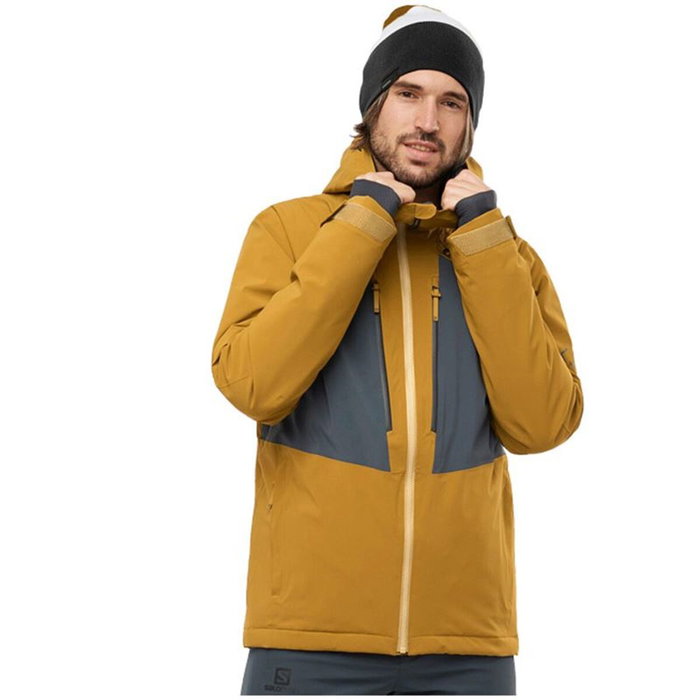 Chaqueta de Esquí Salomon LC1583400 Dorado Hombre
