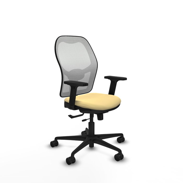 PIQUERAS Y CRESPO Silla de oficina Jorquera Sincro/Traslack Crema y Blanco PIQUERAS Y CRESPO Silla de oficina Jorquera Sincro/Traslack Crema y Blanco