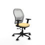 PIQUERAS Y CRESPO Silla de oficina Jorquera Sincro/Traslack Crema y Blanco