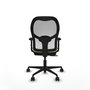 PIQUERAS Y CRESPO Silla de oficina Jorquera Sincro/Traslack Crema y Blanco